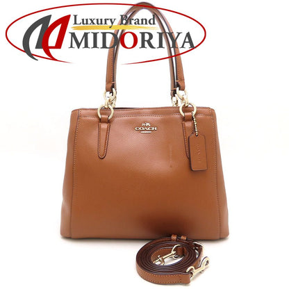 COACH コーチ ミネッタ クロスボディ F36642 ハンドバッグ 2Way レザー ブラウン アウトレット レディース/353291【中古】