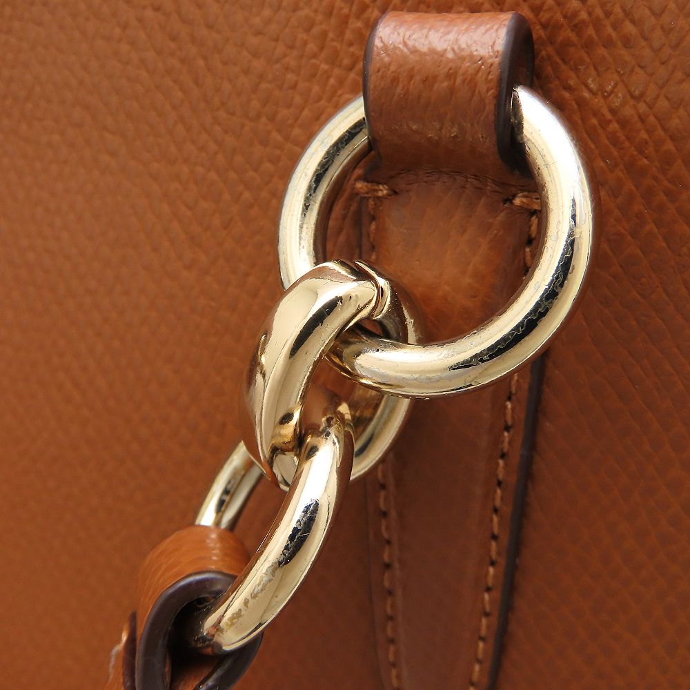COACH コーチ ミネッタ クロスボディ F36642 ハンドバッグ 2Way レザー ブラウン アウトレット レディース/353291【中古】
