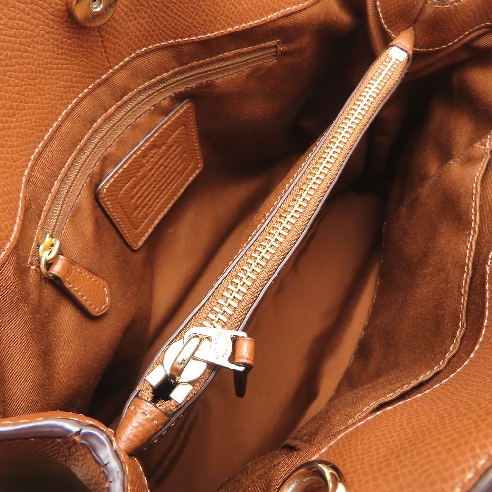 COACH コーチ ミネッタ クロスボディ F36642 ハンドバッグ 2Way レザー ブラウン アウトレット レディース/353291【中古】