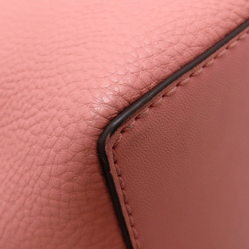 Michael Kors マイケルコース トートバッグ レザー ピンク レディース/353294【中古】