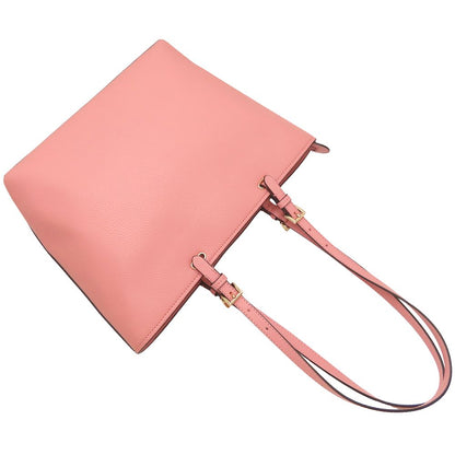 Michael Kors マイケルコース トートバッグ レザー ピンク レディース/353294【中古】