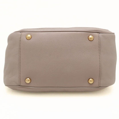 Salvatore Ferragamo サルヴァトーレフェラガモ ダブルガンチーニ チェーンハンドルバッグ AU-21/B992 ハンドバッグ レザー グレー系 レディース/353296【中古】