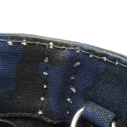 PRADA プラダ 1BG439 トートバッグ カモフラージュ 迷彩 2Way キャンバス ブルー レディース/353297【中古】