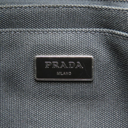 PRADA プラダ 1BG439 トートバッグ カモフラージュ 迷彩 2Way キャンバス ブルー レディース/353297【中古】