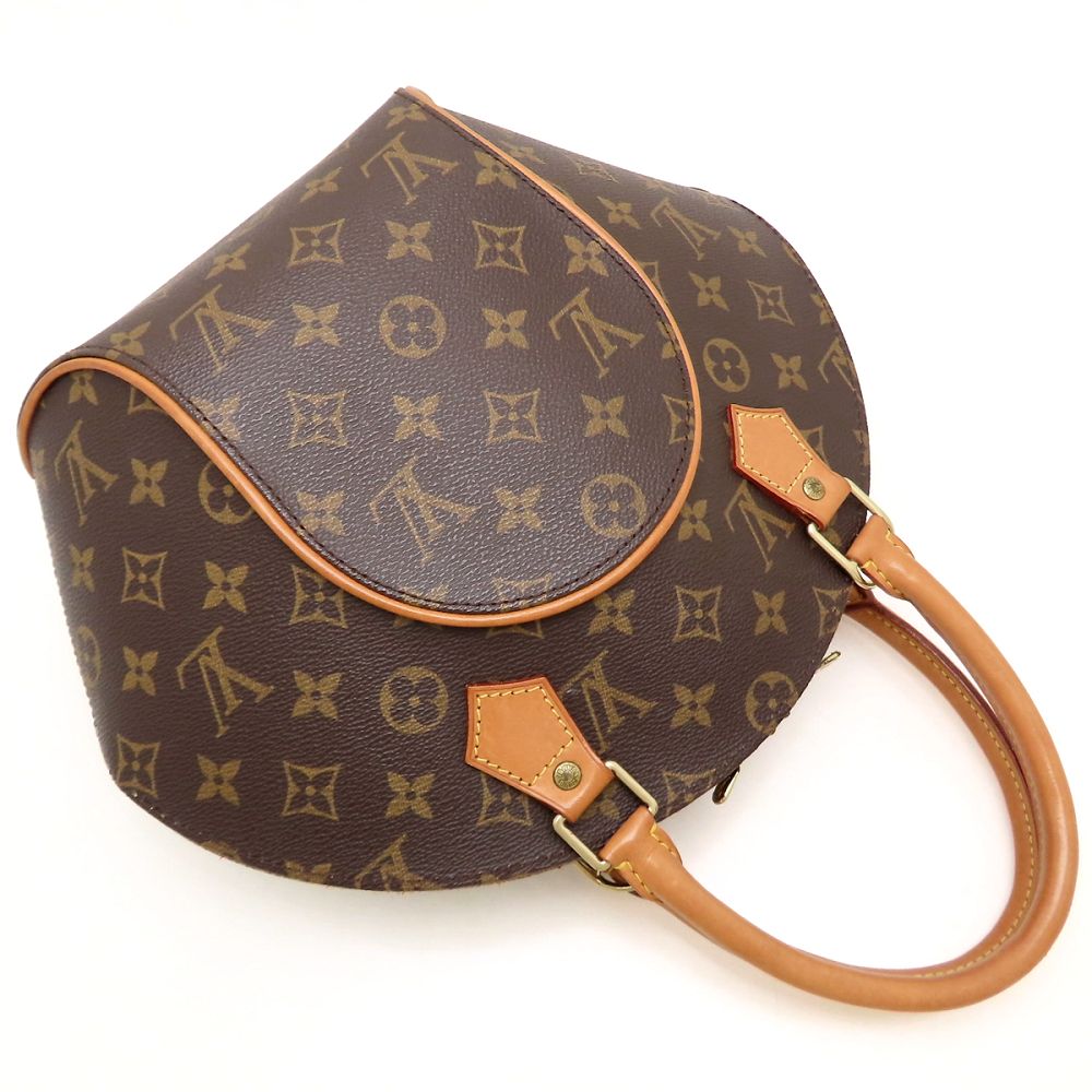 LOUIS VUITTON ルイヴィトン モノグラム エリプスPM MI1927 ハンドバッグ 旧型 ブラウン レディース/353298【中古】