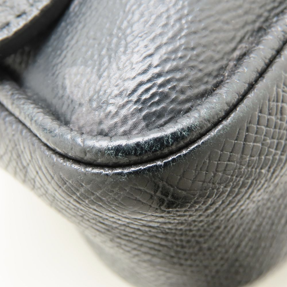 LOUIS VUITTON ルイヴィトン タイガラマ バムバッグ・アウトドア M30245 ボディバッグ ウエストバッグ ノワール メンズ/353299【中古】