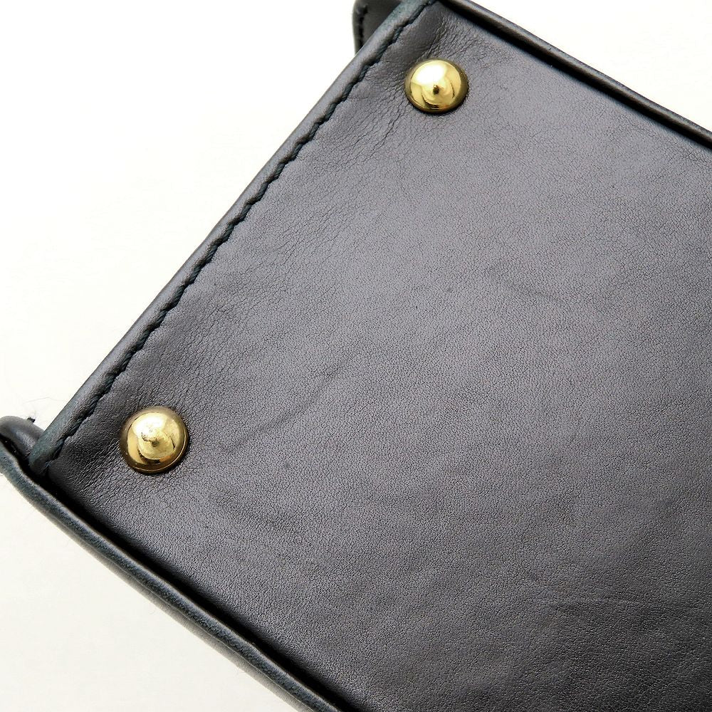 CHANEL シャネル ハンドバッグ トートバッグ ラムスキン ブラック レディース/353300【中古】