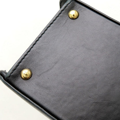 CHANEL シャネル ハンドバッグ トートバッグ ラムスキン ブラック レディース/353300【中古】