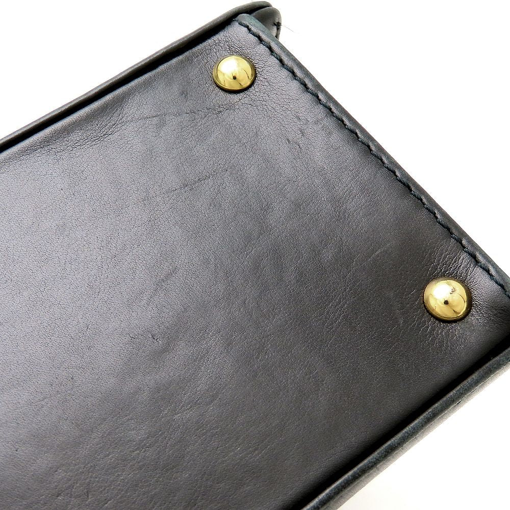 CHANEL シャネル ハンドバッグ トートバッグ ラムスキン ブラック レディース/353300【中古】