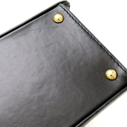 CHANEL シャネル ハンドバッグ トートバッグ ラムスキン ブラック レディース/353300【中古】