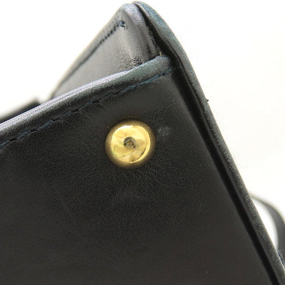 CHANEL シャネル ハンドバッグ トートバッグ ラムスキン ブラック レディース/353300【中古】