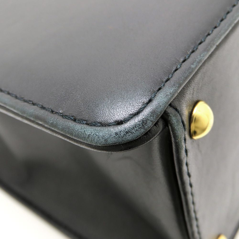 CHANEL シャネル ハンドバッグ トートバッグ ラムスキン ブラック レディース/353300【中古】