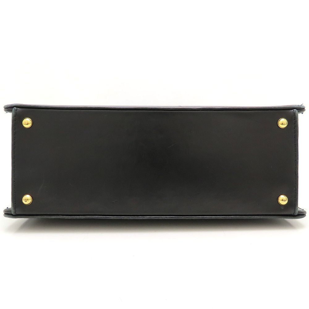 CHANEL シャネル ハンドバッグ トートバッグ ラムスキン ブラック レディース/353300【中古】