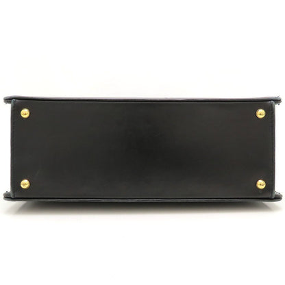 CHANEL シャネル ハンドバッグ トートバッグ ラムスキン ブラック レディース/353300【中古】