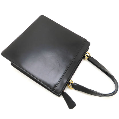 CHANEL シャネル ハンドバッグ トートバッグ ラムスキン ブラック レディース/353300【中古】