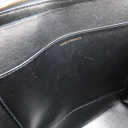 CHANEL シャネル ハンドバッグ トートバッグ ラムスキン ブラック レディース/353300【中古】