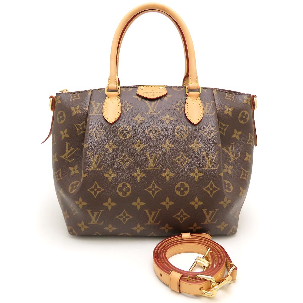 LOUIS VUITTON ルイヴィトン モノグラム テュレンPM ハンドバッグ ブラウン レディース/353306【中古】