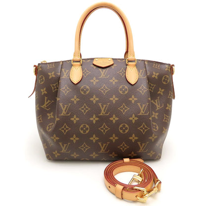LOUIS VUITTON ルイヴィトン モノグラム テュレンPM ハンドバッグ ブラウン レディース/353306【中古】