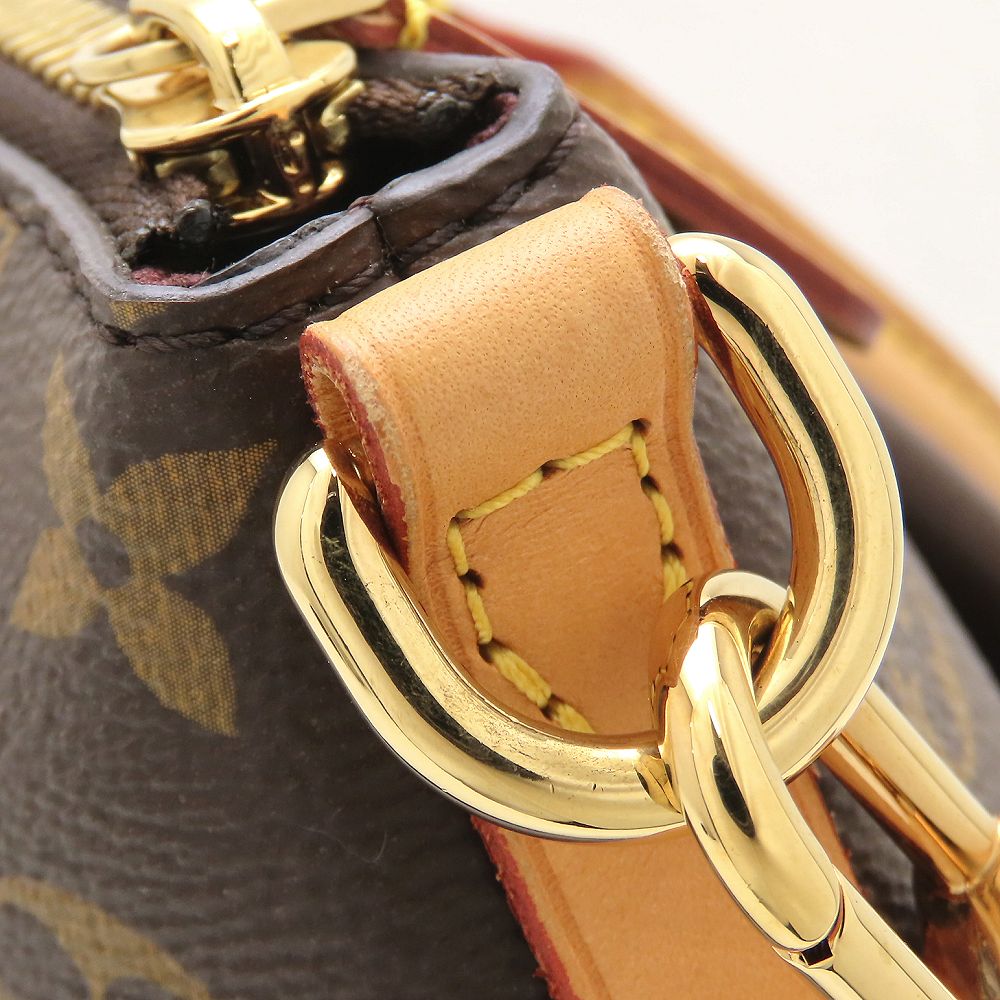 LOUIS VUITTON ルイヴィトン モノグラム テュレンPM ハンドバッグ ブラウン レディース/353306【中古】