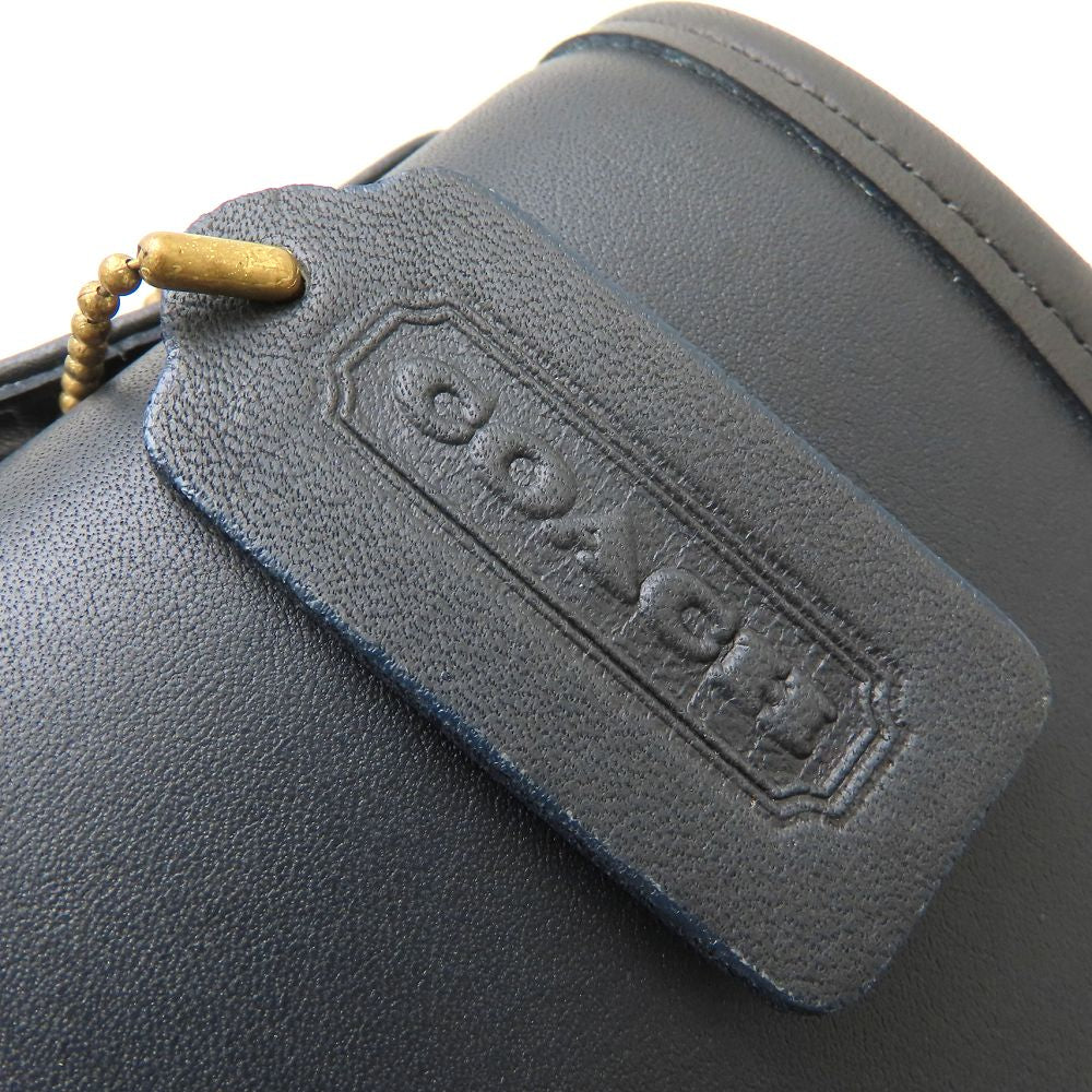 COACH コーチ 9957 ショルダーバッグ グラブタンレザー ブラック レディース/353309【中古】