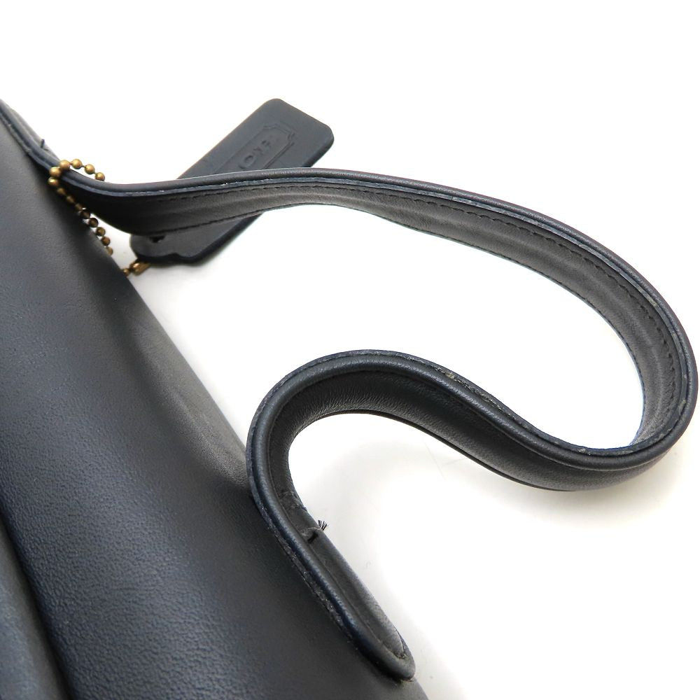 COACH コーチ 9957 ショルダーバッグ グラブタンレザー ブラック レディース/353309【中古】