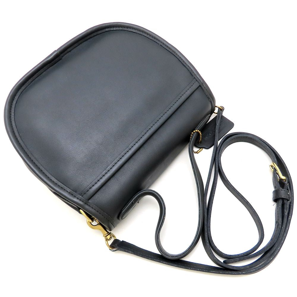 COACH コーチ 9957 ショルダーバッグ グラブタンレザー ブラック レディース/353309【中古】