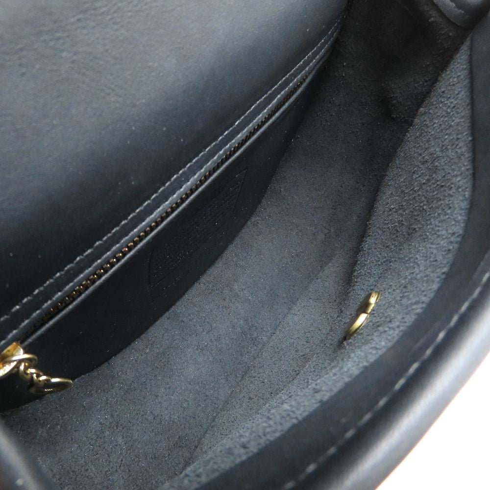 COACH コーチ 9957 ショルダーバッグ グラブタンレザー ブラック レディース/353309【中古】
