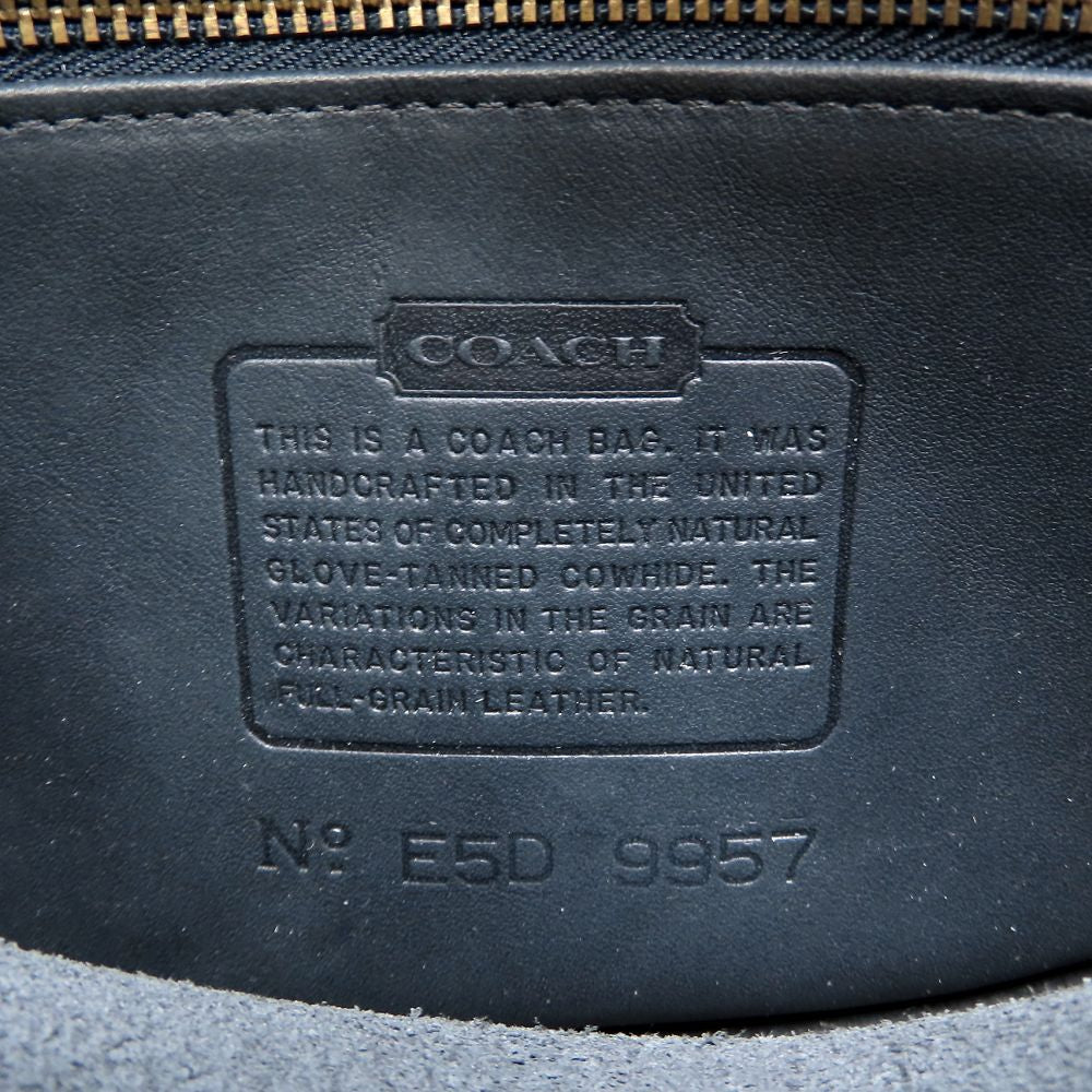 COACH コーチ 9957 ショルダーバッグ グラブタンレザー ブラック レディース/353309【中古】