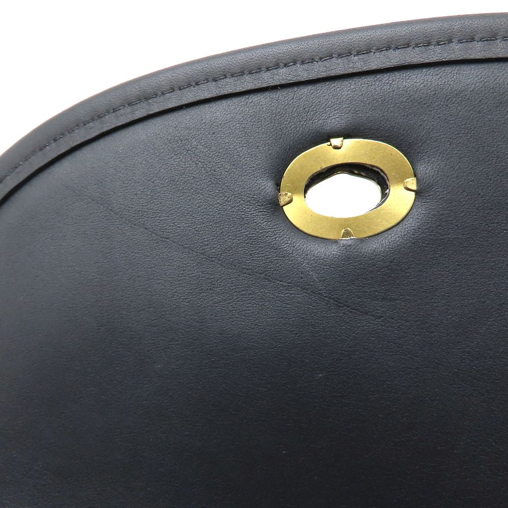 COACH コーチ 9957 ショルダーバッグ グラブタンレザー ブラック レディース/353309【中古】
