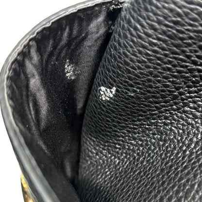 VERSACE ヴェルサーチ ラ・メドゥーサ 1002885 ショルダーバッグ レザー ブラック レディース/353314【中古】