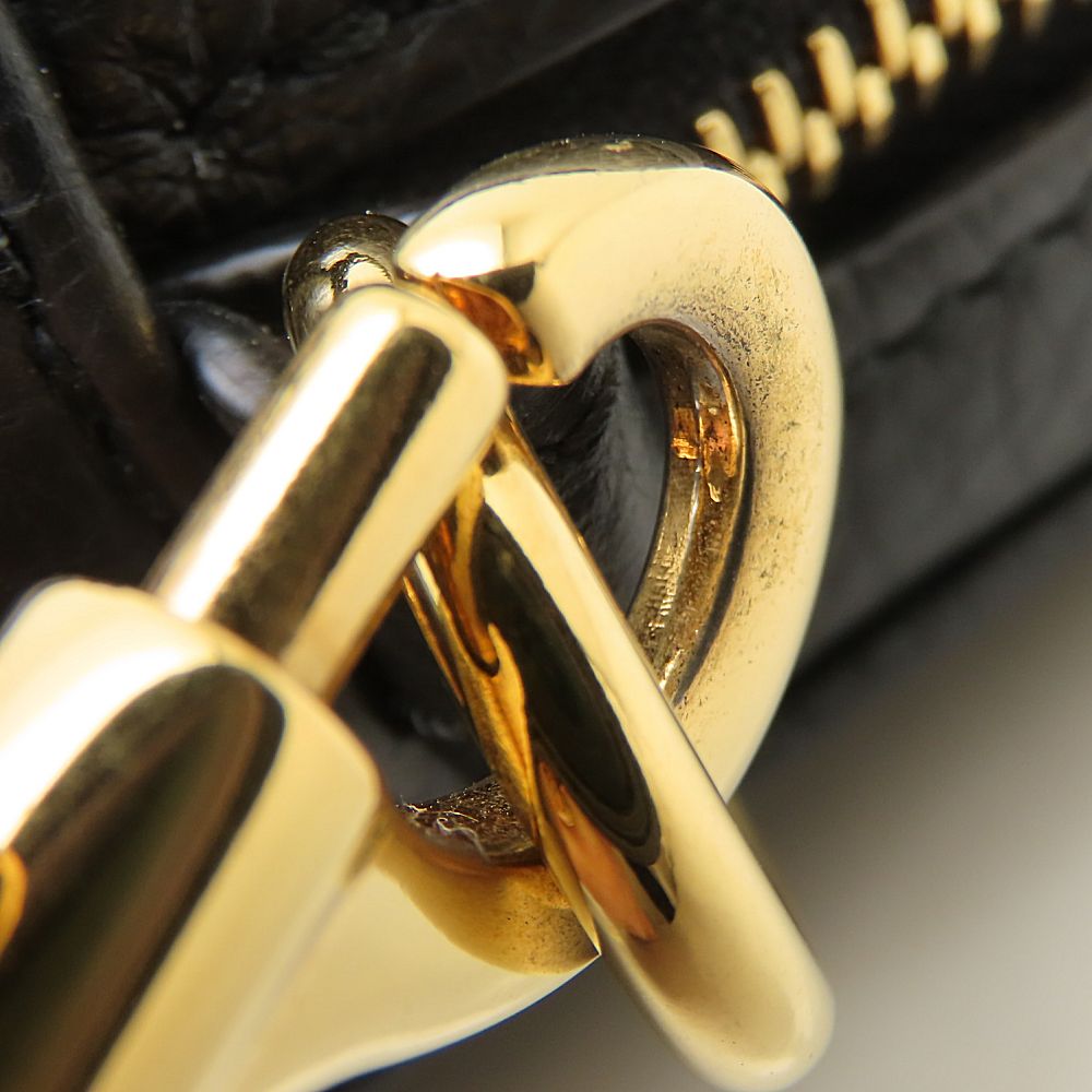 VERSACE ヴェルサーチ ラ・メドゥーサ 1002885 ショルダーバッグ レザー ブラック レディース/353314【中古】