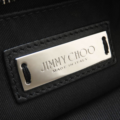 JIMMY CHOO ジミーチュウ ミニサラ 2Way ハンドバッグ レザー スタッズ ブラック レディース/353316【中古】