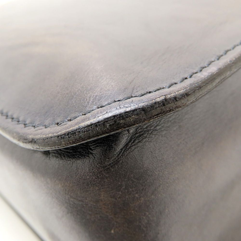Berluti ベルルッティ ビジネスバッグ ブリーフケース レザー ダークブラウン メンズ/353317【中古】