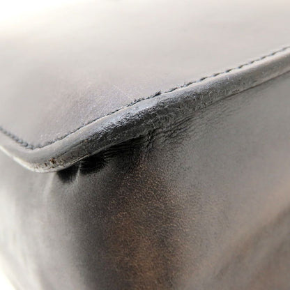 Berluti ベルルッティ ビジネスバッグ ブリーフケース レザー ダークブラウン メンズ/353317【中古】