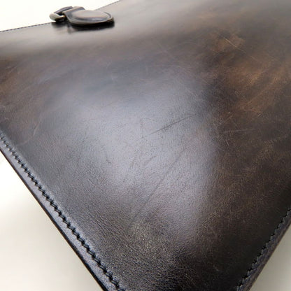 Berluti ベルルッティ ビジネスバッグ ブリーフケース レザー ダークブラウン メンズ/353317【中古】