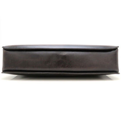 Berluti ベルルッティ ビジネスバッグ ブリーフケース レザー ダークブラウン メンズ/353317【中古】
