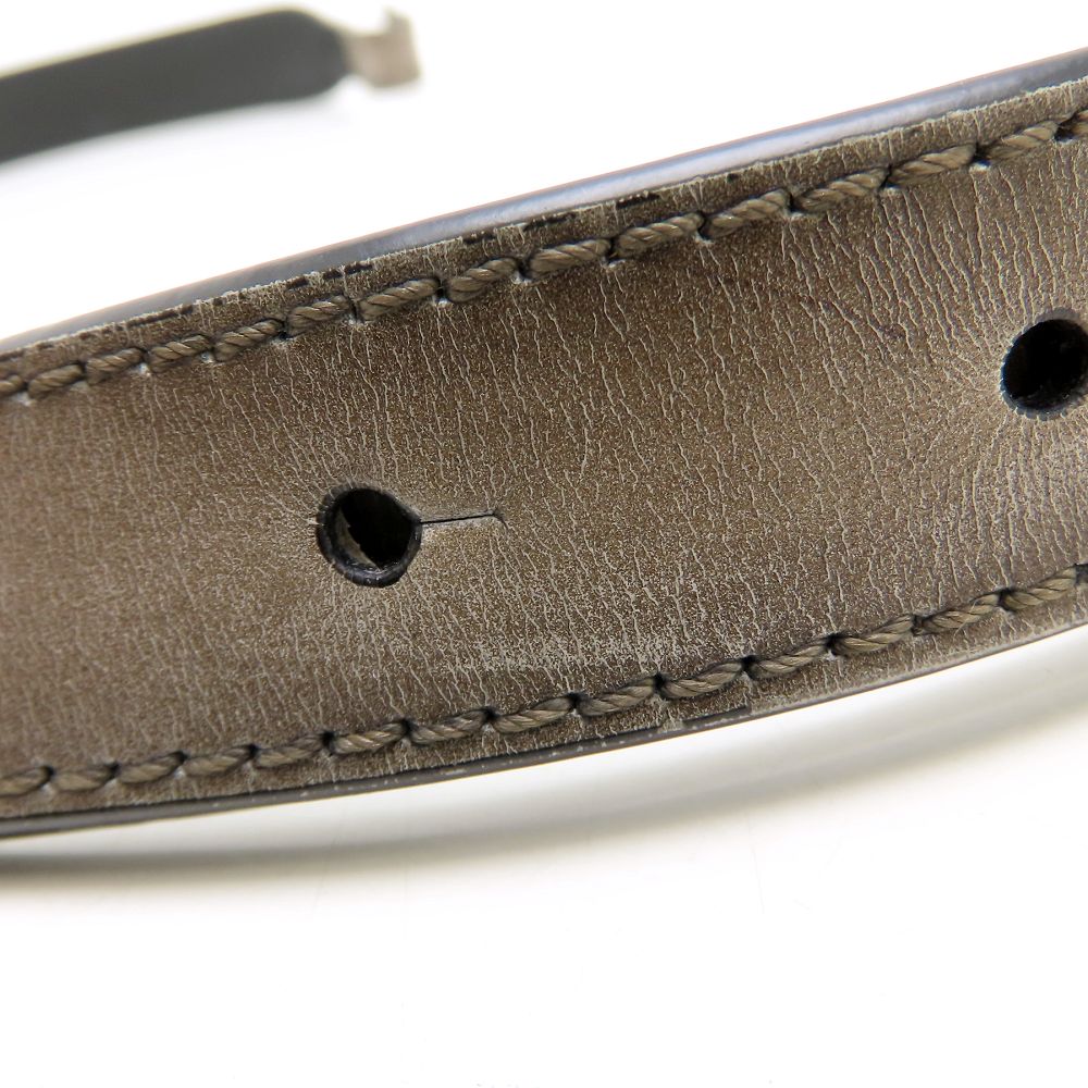 Berluti ベルルッティ トゥジュール ガリバー メッセンジャー ハンドバッグ カリグラフィ スクリットレザー Sandstorm カーキ系 レディース/353318【中古】
