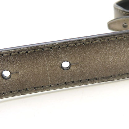 Berluti ベルルッティ トゥジュール ガリバー メッセンジャー ハンドバッグ カリグラフィ スクリットレザー Sandstorm カーキ系 レディース/353318【中古】
