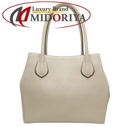 HIROFU ヒロフ トートバッグ レザー グレー レディース/353319【中古】