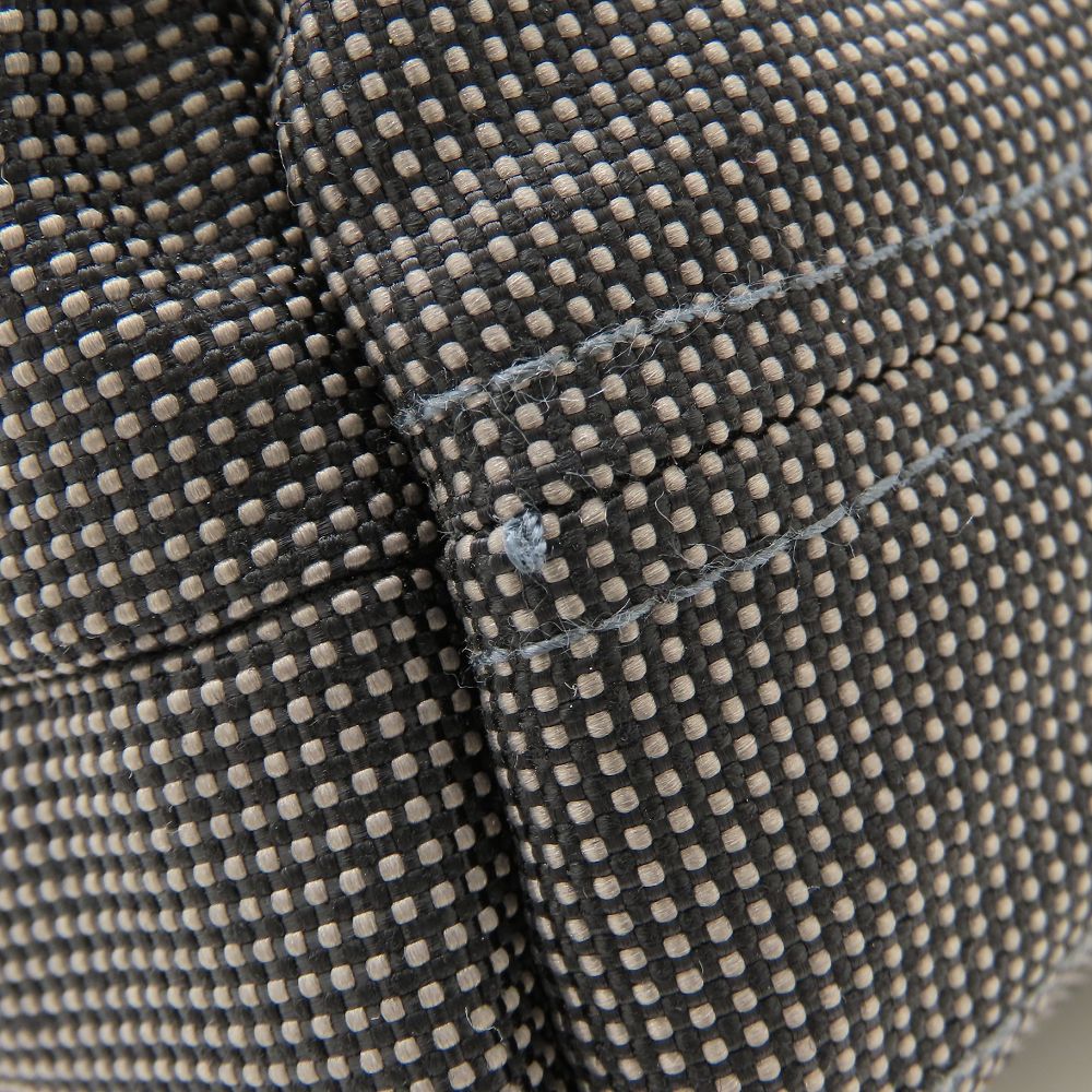 HERMES エルメス エールライン カバストート ハンドバッグ ナイロンキャンバス グレー メンズ/353320【中古】
