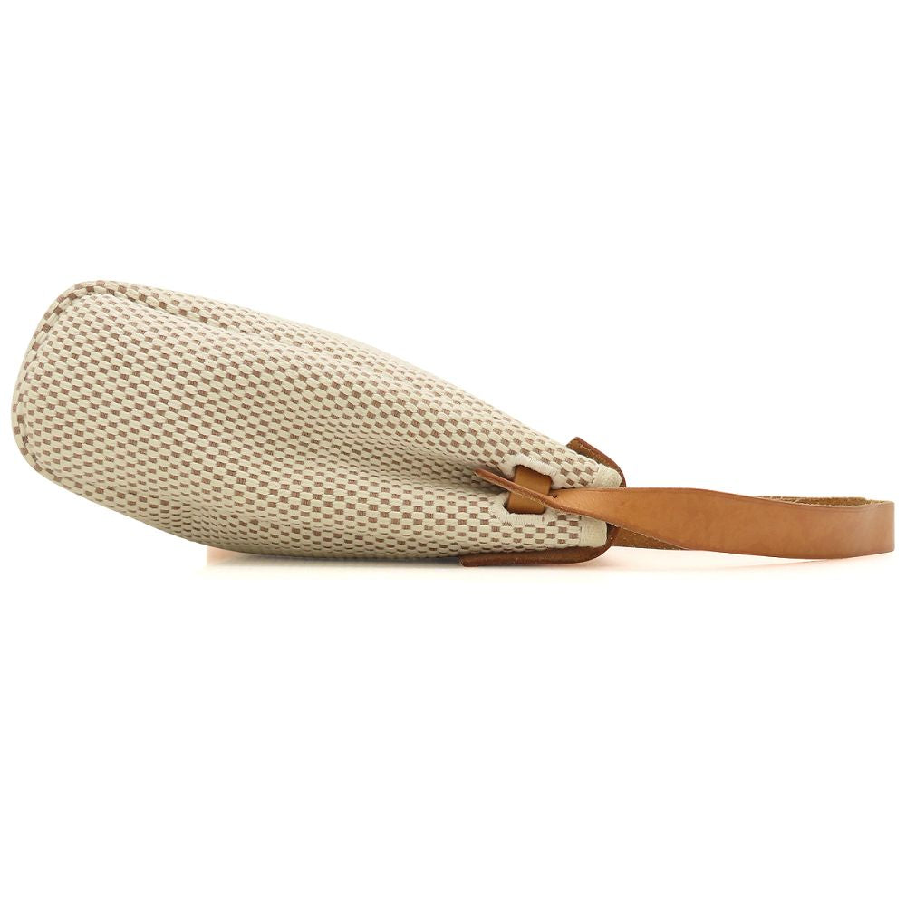 HERMES エルメス エールバッグTPM ショルダーバッグ トワルGMxレザー ブラック ナチュラル レディース/353322【中古】
