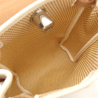 HERMES エルメス エールバッグTPM ショルダーバッグ トワルGMxレザー ブラック ナチュラル レディース/353322【中古】