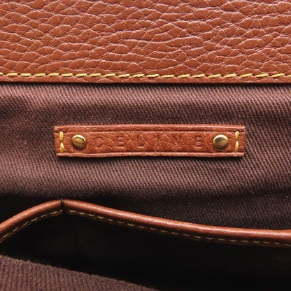 CELINE セリーヌ ブギーバッグ マカダム ハンドバッグ デニムxレザー ブルー ブラウン レディース/353324【中古】
