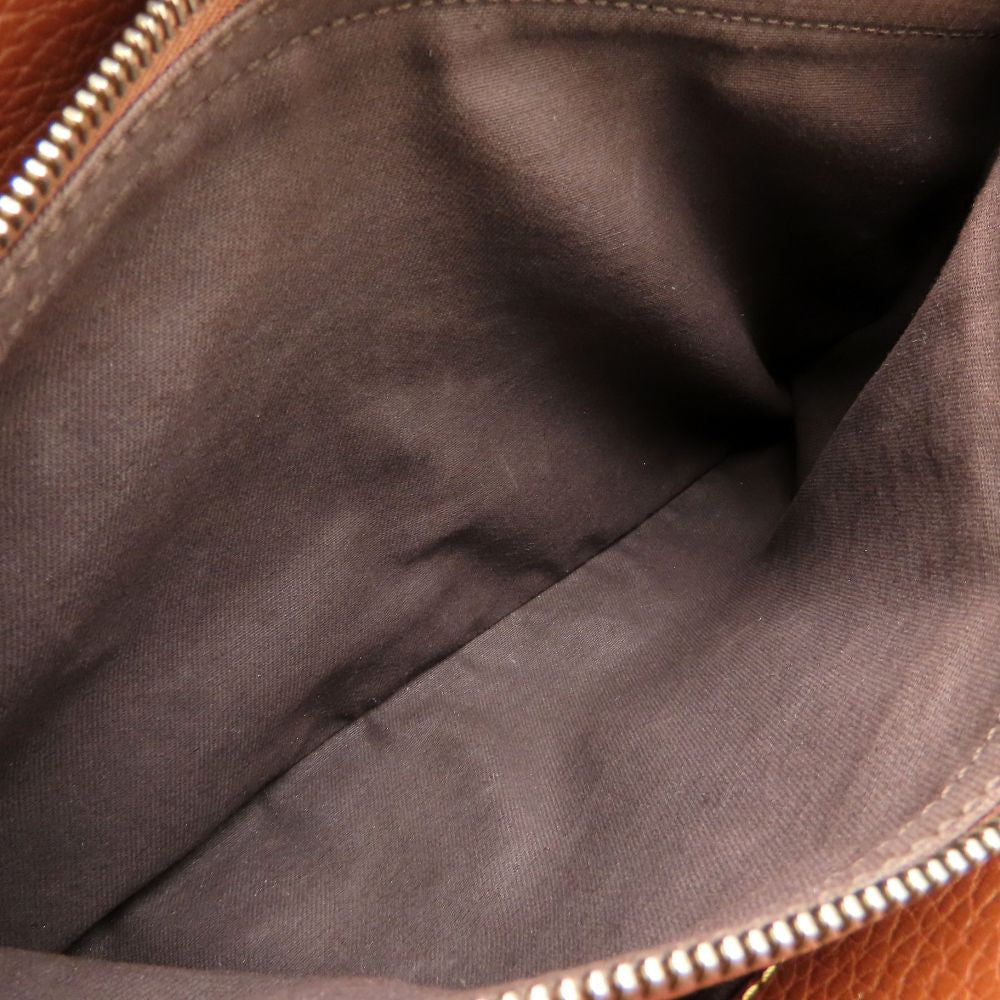 CELINE セリーヌ ブギーバッグ マカダム ハンドバッグ デニムxレザー ブルー ブラウン レディース/353324【中古】