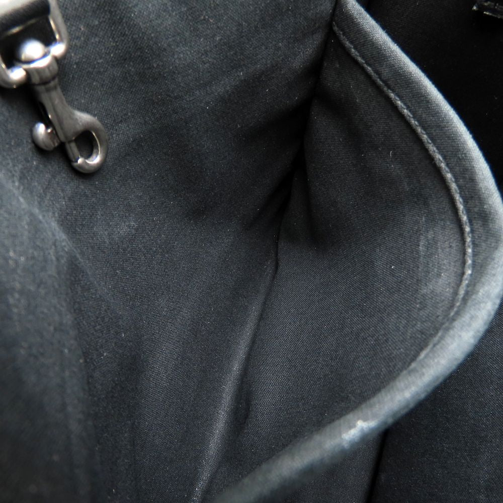 BALENCIAGA バレンシアガ ハードウェア 714187 トートバッグ キャンバスxレザー ブラック レディース/353326【中古】