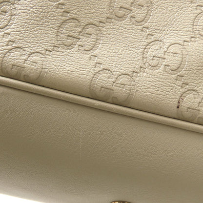 GUCCI グッチ プリンシー トート 163805 トートバッグ グッチシマ レザー アイボリー系 レディース/353329【中古】