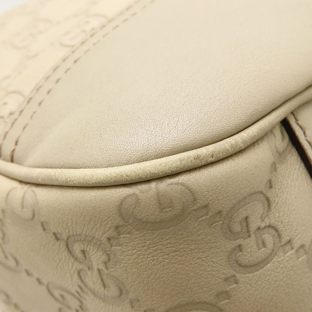 GUCCI グッチ プリンシー トート 163805 トートバッグ グッチシマ レザー アイボリー系 レディース/353329【中古】