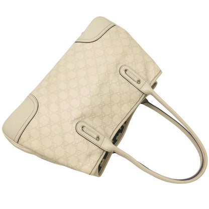 GUCCI グッチ プリンシー トート 163805 トートバッグ グッチシマ レザー アイボリー系 レディース/353329【中古】