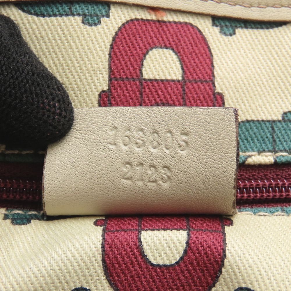 GUCCI グッチ プリンシー トート 163805 トートバッグ グッチシマ レザー アイボリー系 レディース/353329【中古】
