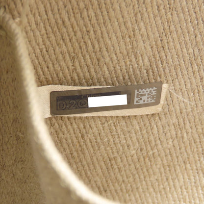 Chloe クロエ ウッディスモールトート CHC22AS397126 ハンドバッグ 2Way リネンxカーフ ベージュ Divine Grey ディヴァイングレー レディース/353332【中古】